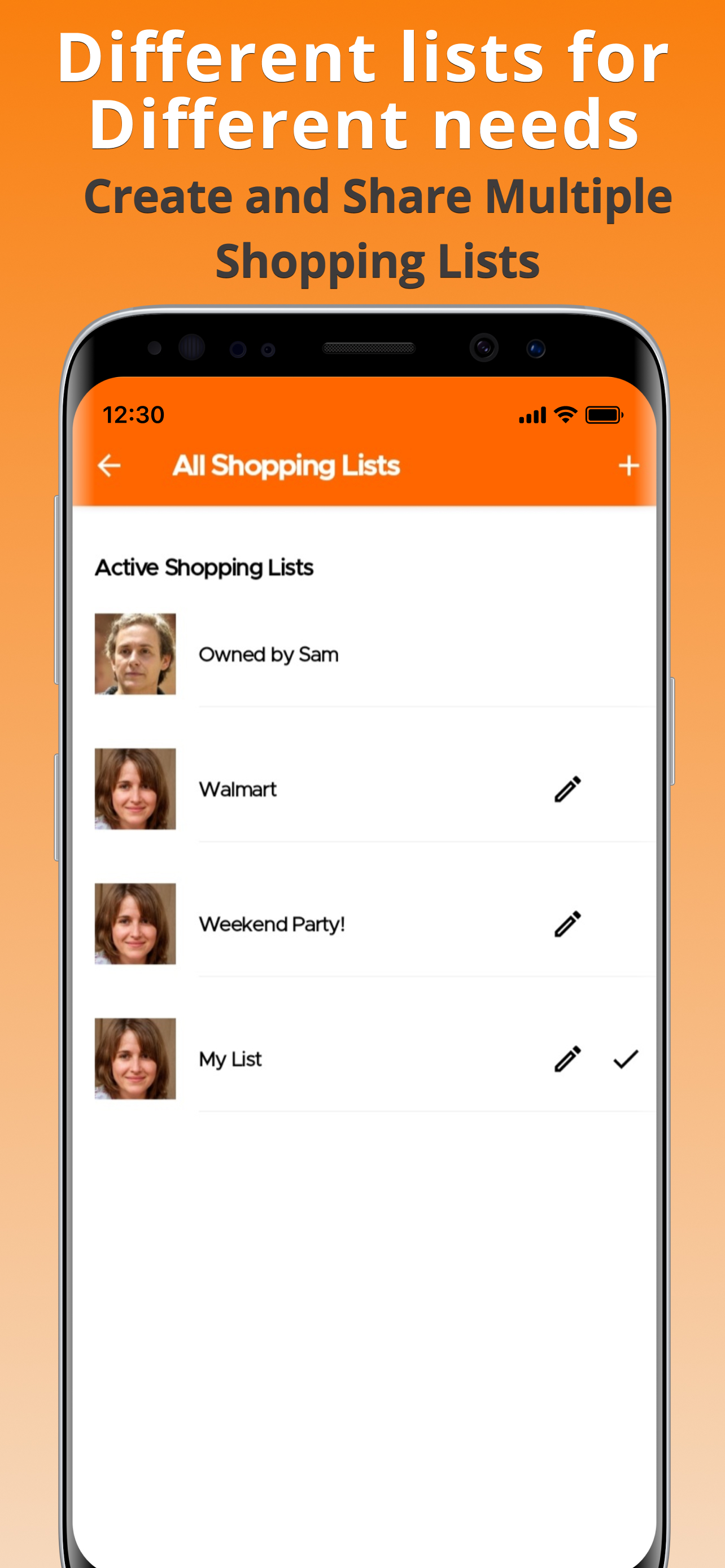 Pantry Items List View
